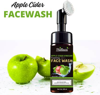 Phillauri Apple Cider Vinegar Facial Cleanser Deep Cleansing, Clarify & Balance Face Wash