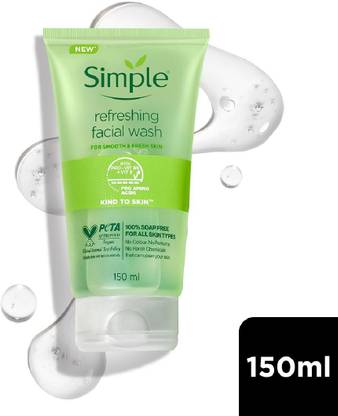 Simple Kind To Skin Refreshing Facial Wash Face Wash