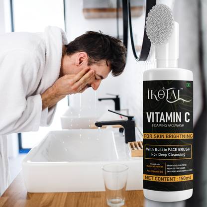 IKOTAL Vitamine C For Men & Women For Radiance & Clear Face -, Removes Impurities Face Wash