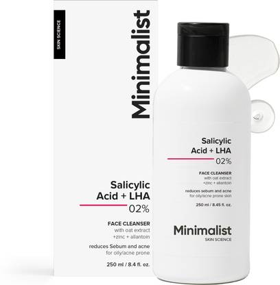 Minimalist 2% Salicylic Acid For Oily Skin | Sulphate Free, Anti Acne Face Wash