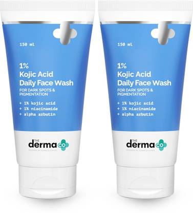 The Derma Co 1% Kojic Acid with Niacinamide & Alpha Arbutin For Dark Spots, Blemishes & Pigmentation  Face Wash