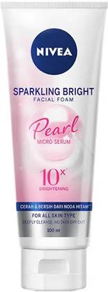 NIVEA Sparkling Bright Facial Foam  Face Wash