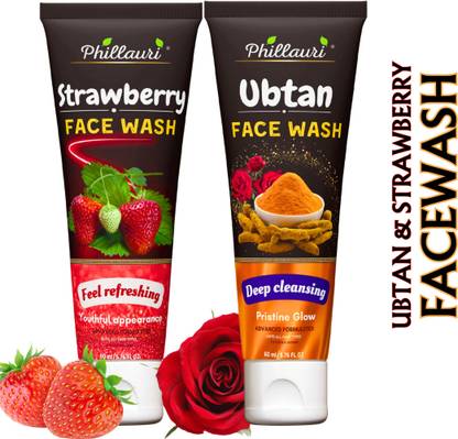 Phillauri Simple Kind To Skin Refreshing Facial Strawberry And Ubtan Face Wash
