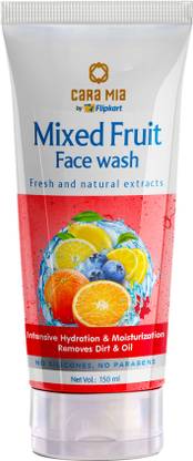Cara Mia By Flipkart Natural & Moisturising Mixed Fruit  Face Wash