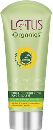 Lotus Organics+ Pristine Purifying  | Removes Excess Oil & Helps Prevent Breakouts Face Wash