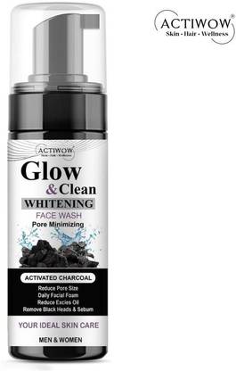 ACTIWOW Glow & Clean Daily Detox Charcoal Wash Face Wash
