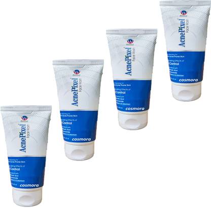 COSMORA ACNEPIXEL OIL CONTROL FACEWASH FOR OILY & ACNE PRONE SKIN PACK OF - 60ml x 4 Face Wash