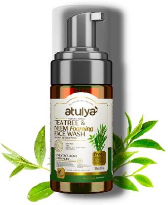Atulya Tea Tree & Neem Foaming  With Pump Face Wash