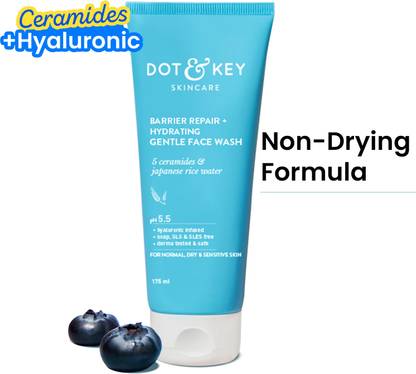 Dot & Key Barrier Repair + Hydrating Gentle  With Probiotic| Ceremide  Face Wash