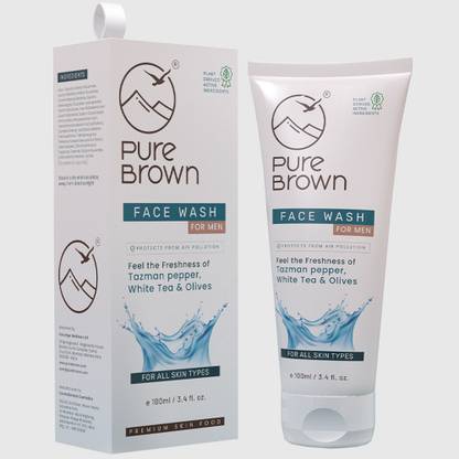 Pure Brown  for Men Face Wash