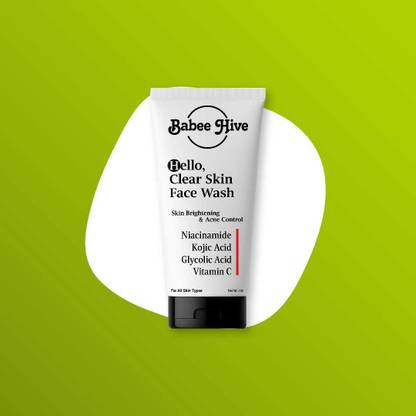 Babeehive HELLO CLEASING FACE WASH NIACINAMIDE AND SKIN BRIHTNING FACE WASH 100 ML Y7687 Face Wash