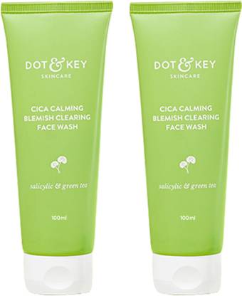 डॉट & की सिका 2% सैलिसिलिक विथ टी ट्री ऑयल फॉर ऑइली एक्ने प्रोन स्किन  फेस वॉश