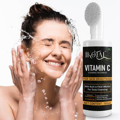 IKOTAL Vitamine C For Men & Women-, Brightens Skin Tone, Removes Sun Tan & Pollution Face Wash