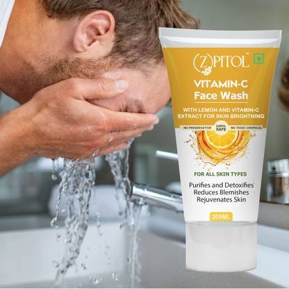 ZPITOL Vitamin C  ~ For Skin Glow Skin Purify & Oil Control~ Men & Women Face Wash