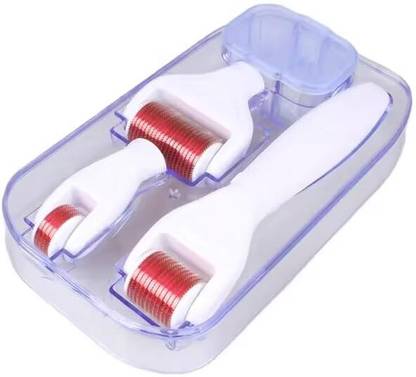 DREGGERZ Dermaroller 4 IN 1 Kit, Microneedle Roller for Face, Scalp Derma Roller Facial Atomizer