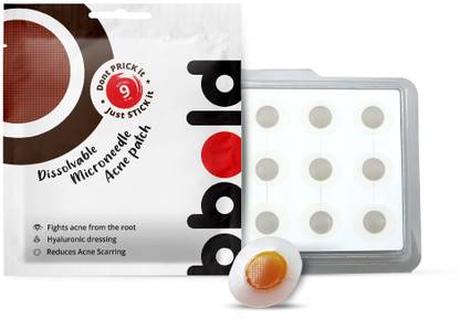 bBold Dissolvable Microneedle Acne Patch - Pack of 3 Facial Atomizer