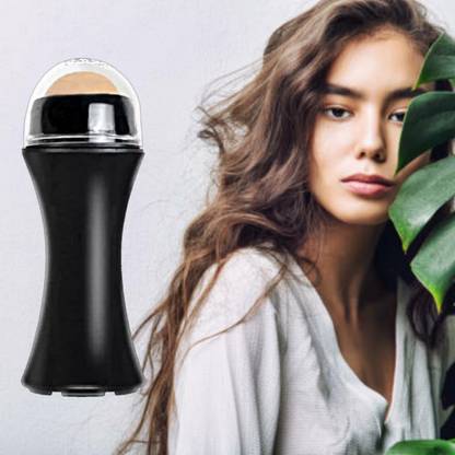 Dr. NAvadiya Oil-Absorbing Volcanic Face Roller Stone Face Roller Reusable Oil Control Roller Facial Atomizer