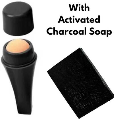 Green Aroma Oil Control Roller And Charcoal Soap - Pack of 2 Items Facial Atomizer