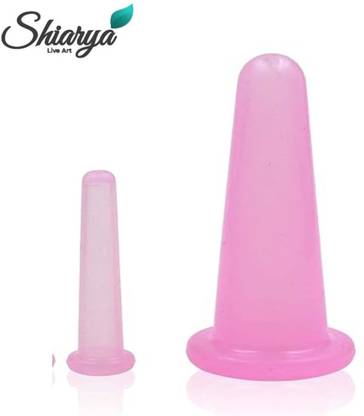 SHIARYA 2pc Cupping Set Silicone Suction Massage Facial Atomizer
