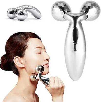 ADJD 3d Face Roller V shaped Face Lifting Facial Massage Roller for Women Facial Atomizer