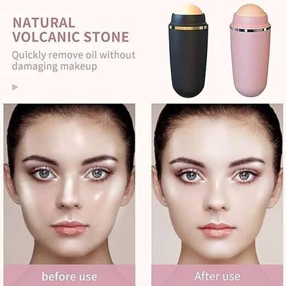 NEWSPARSH Jiya Volcanic Rolling Balls for Face, Volcanic Stone Face Roller Facial Atomizer