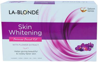 LA BLONDE Skin Whitening Facial Kit, Fairness Facial Kit