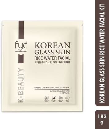 FYC PROFESSIONAL Korean Glass Skin Rice Water Facial Kit 9 Steps