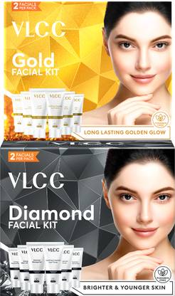 VLCC Gold Facial Kit and Diamond Single Facial Kit