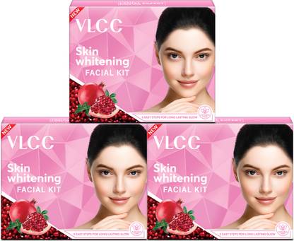 VLCC Skin Whitening Facial Kit (Pack of 3)