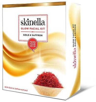 SKINELLA Gold & Saffron Glow Facial Kit