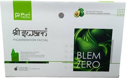 PunHerbs Blem Zero Pigmentation Facial Kit With Toner, Scrub etc