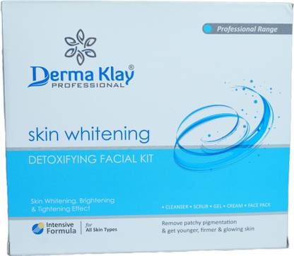 DERMA KLAY Professional Skin Whitening Detoxifying Facial Kit