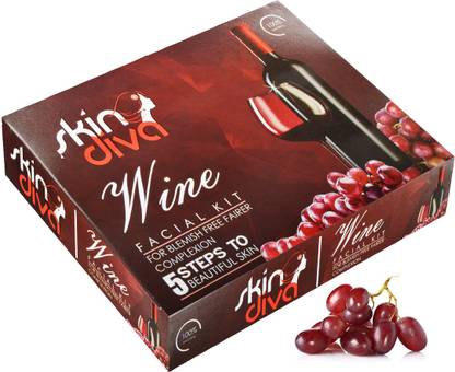 Skin Diva Wine Facial Kit