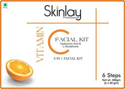 skinlay premium vitamin c facial kit