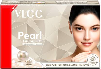 VLCC Pearl Facial Kit with FREE Rose Water Toner