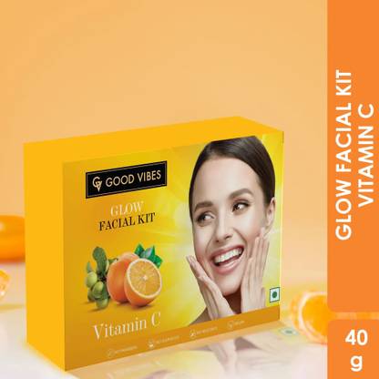 GOOD VIBES Vitamin C Glow Facial Kit 40g