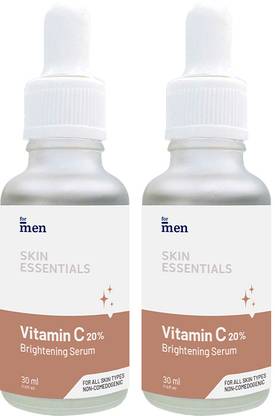 Formen 20% Vitamin C Skin Brightening Serum For Men | Hyaluronic Acid, Ceramides