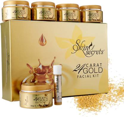 SKIN SECRETS 24 CARAT GOLD FACIAL KIT 310g