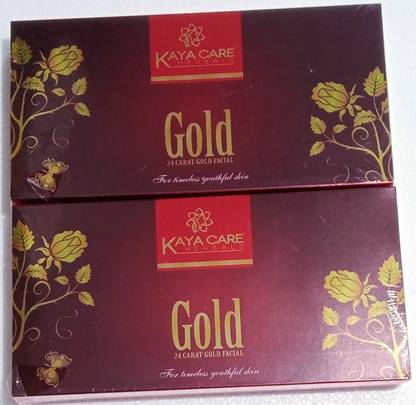 Kaya Care KC Gold 24 Carat Gold Facial Kit 80 ml * 2pc