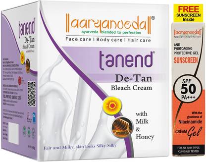 Aaryanveda Tanend Bleach Cream For Tan Removal For Men & Women