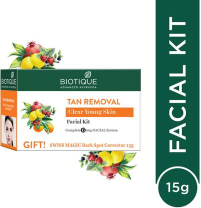 BIOTIQUE Tan Removal Clear Young Skin Facial Kit