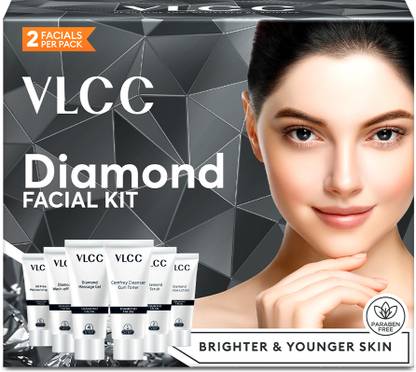 VLCC Diamond Facial Kit - Skin Purifying With Parlour Glow
