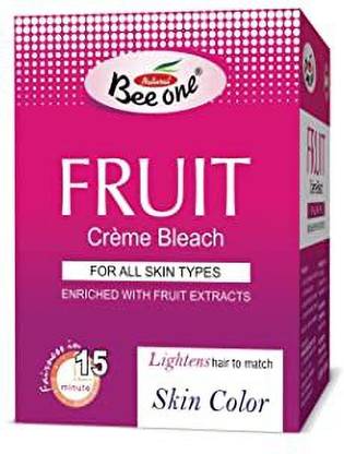BEE ONE FRUIT FACIAL CREAM BLEACH 42 GMS Brightens Your Dull Complexion