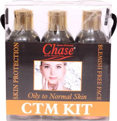 Chase CTM Facial Kit for Oily Skin for maximum Skin Protection and Pigmentation