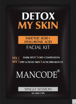 MANCODE Detox My Skin Facial Kit Specially Formulated for men skin