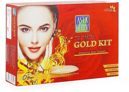 ASTABERRY Gold Facial Kit 6 Steps 570ml