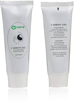 R A Products Carbon Carbon Peel Gel for Skin Rejuvenation Black