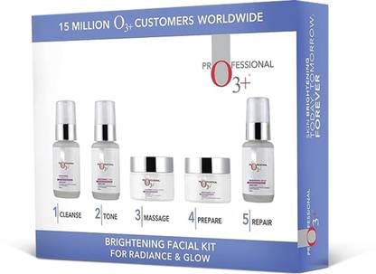 O3+ Brightening Facial Kit For Radiance & Glow