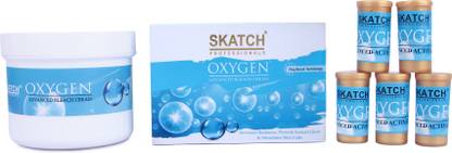 Skatch Professionals IMPROVES & SMOOTHERS TEXTURE OF SKIN OXYGEN ADVANCE BLEACH CREAM FOR WOMEN