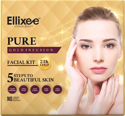 Ellixee Pure Gold Infusion Facial Kit